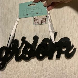 Bride & Groom chair signs